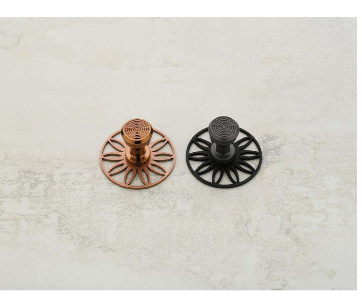 Door Knob - Color: Rose Gold Matt Black Antique Copper Gold