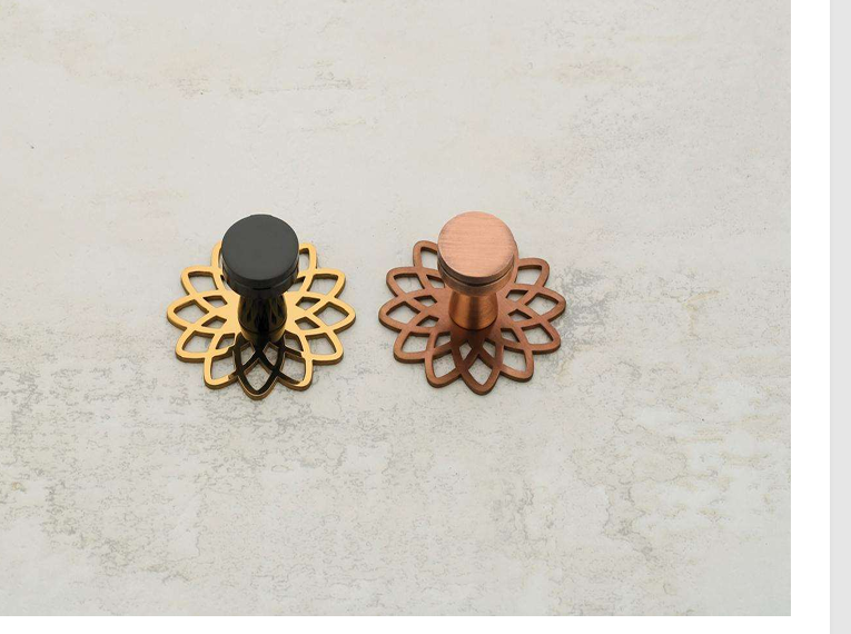 Door Knob - Color: Rose Gold Matt Black Antique Copper Gold