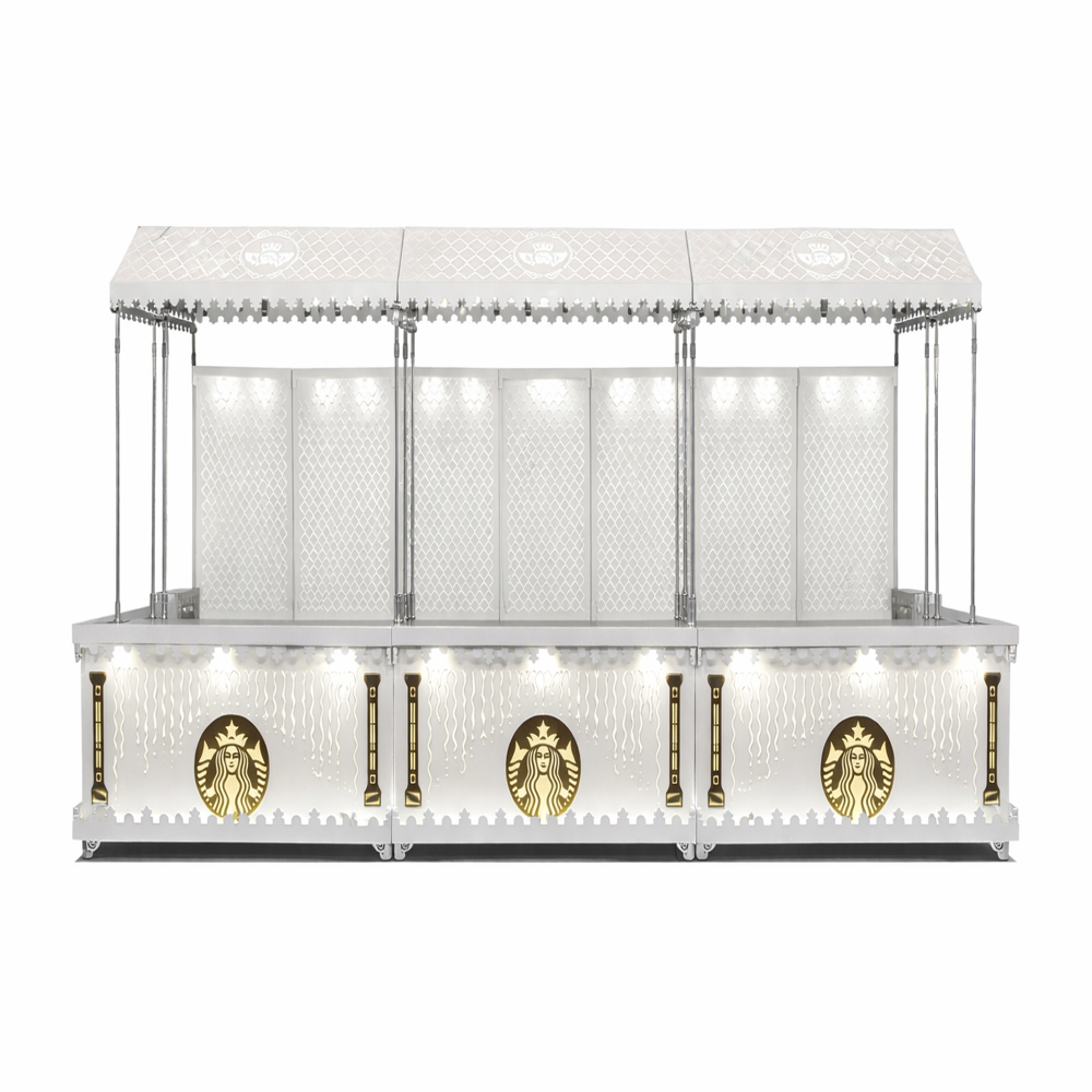 hotel stainless steel wedding counter
