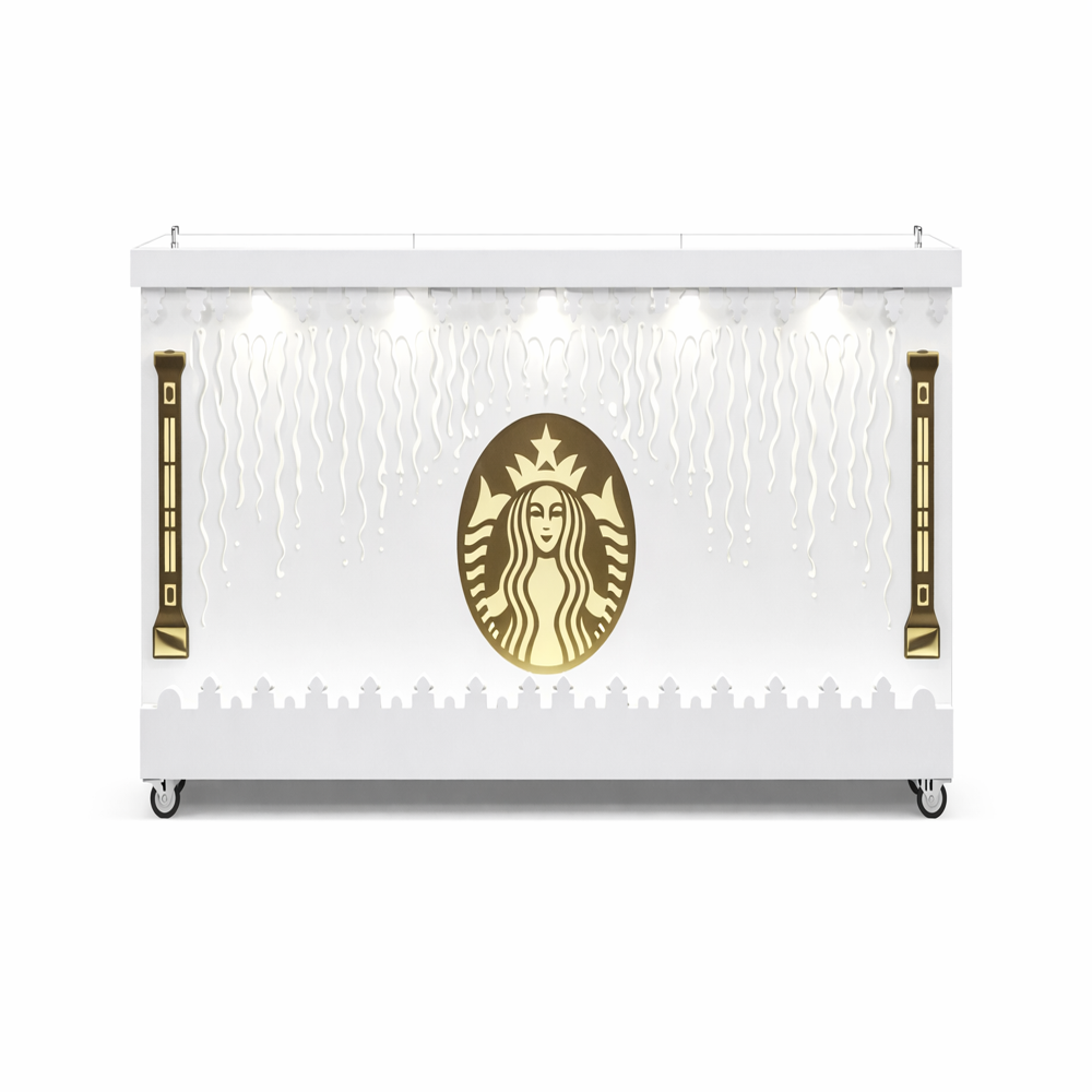 hotel stainless steel wedding counter