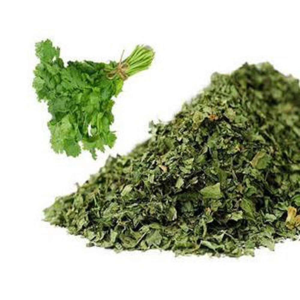 Dehydrated Coriander Flakes - Color: Green