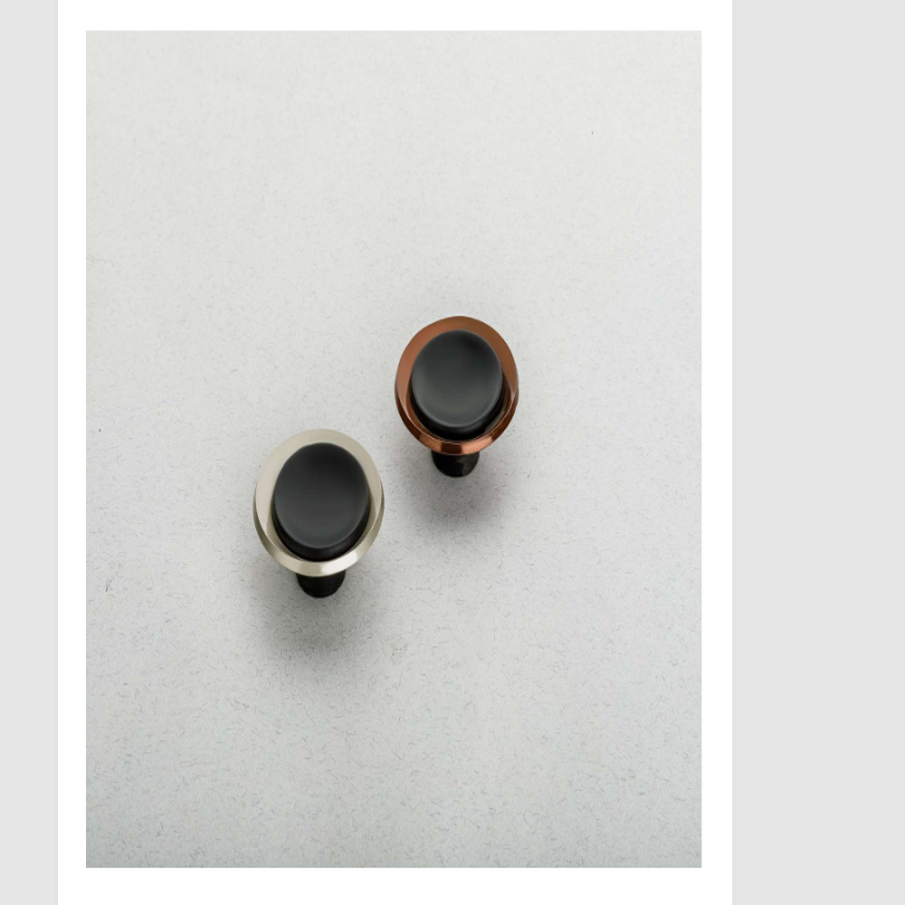 Door Knob - Color: Silver-Black Rose Gold-Black