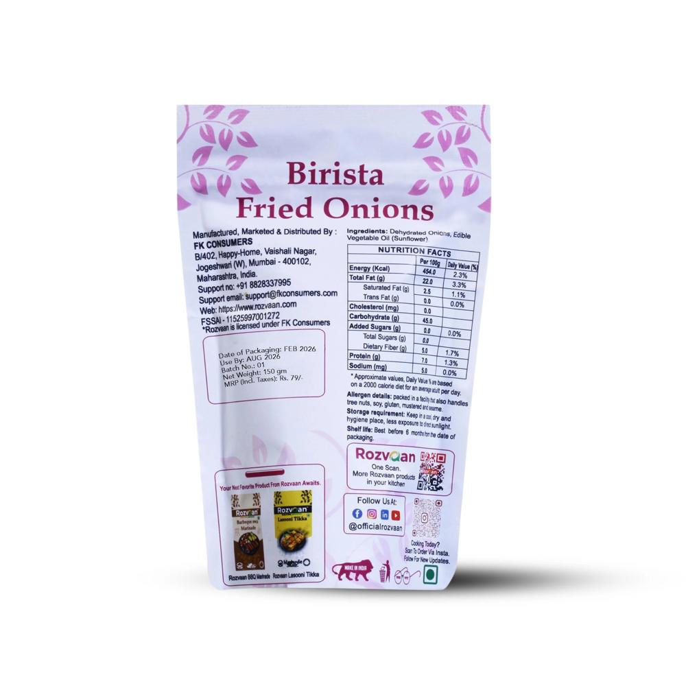 Rozvaan Birista Fried Onion 
