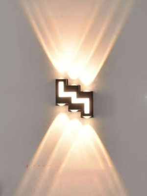 12w led wall light zig zag