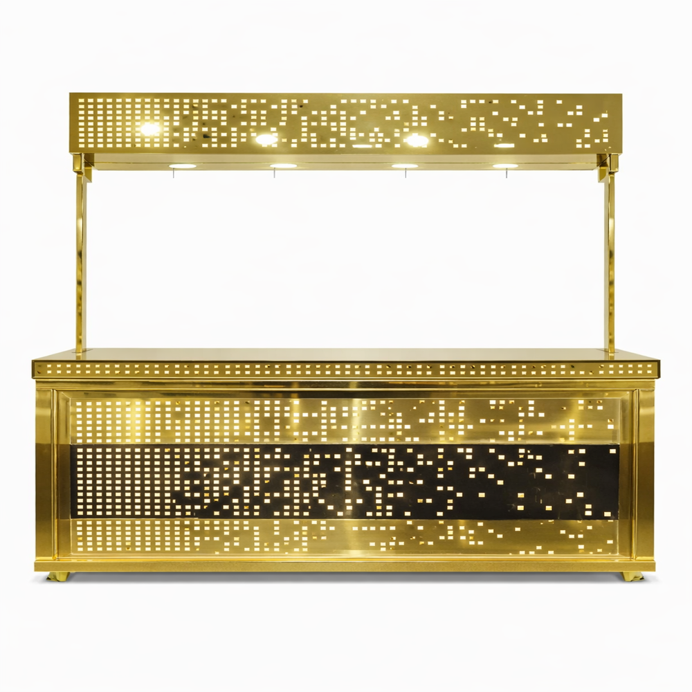 Majestic Feast Dining Wedding Counter - Capacity: 50 Kg