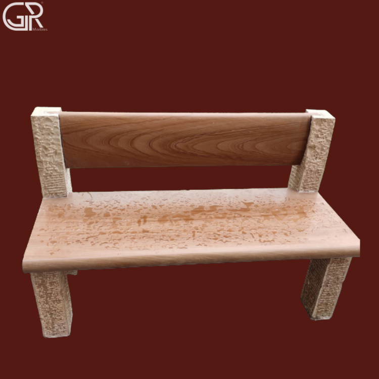 Sandstone garden Bench