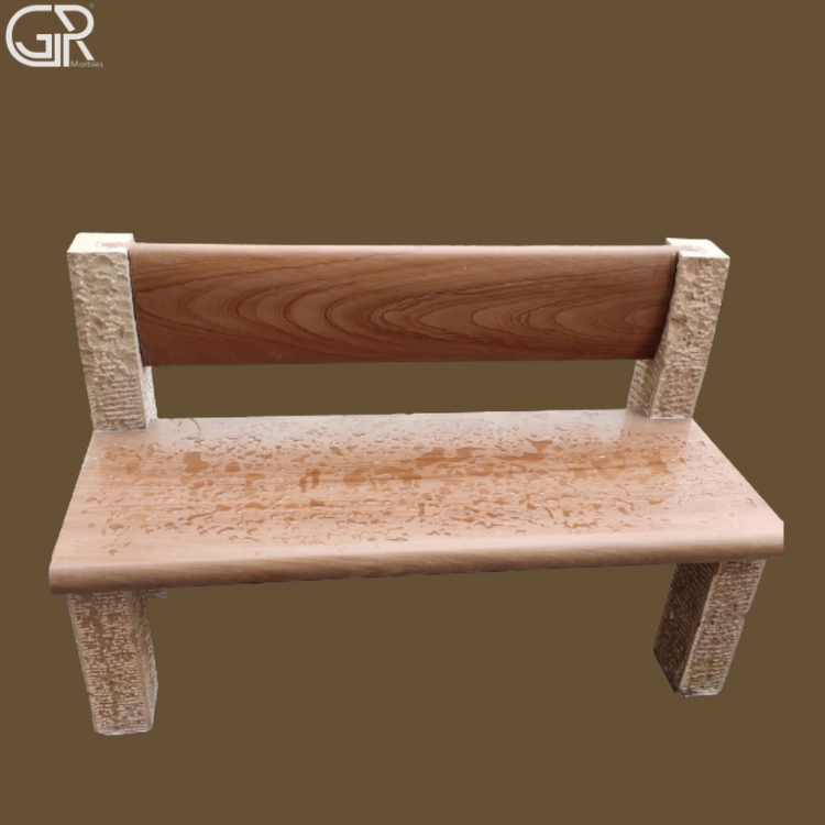 Sandstone garden Bench