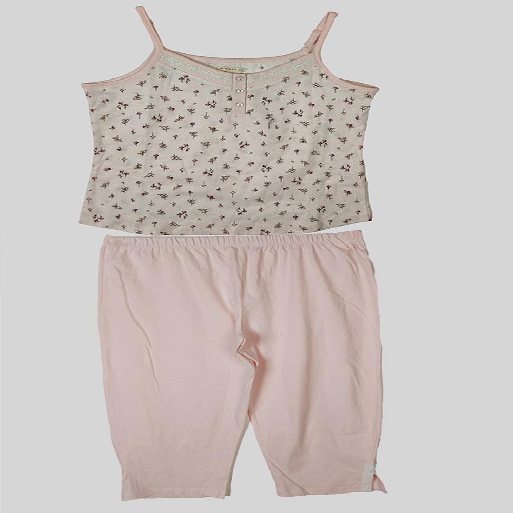 W13605 | Ladies Strappy Top n Capri Pyjama Sets