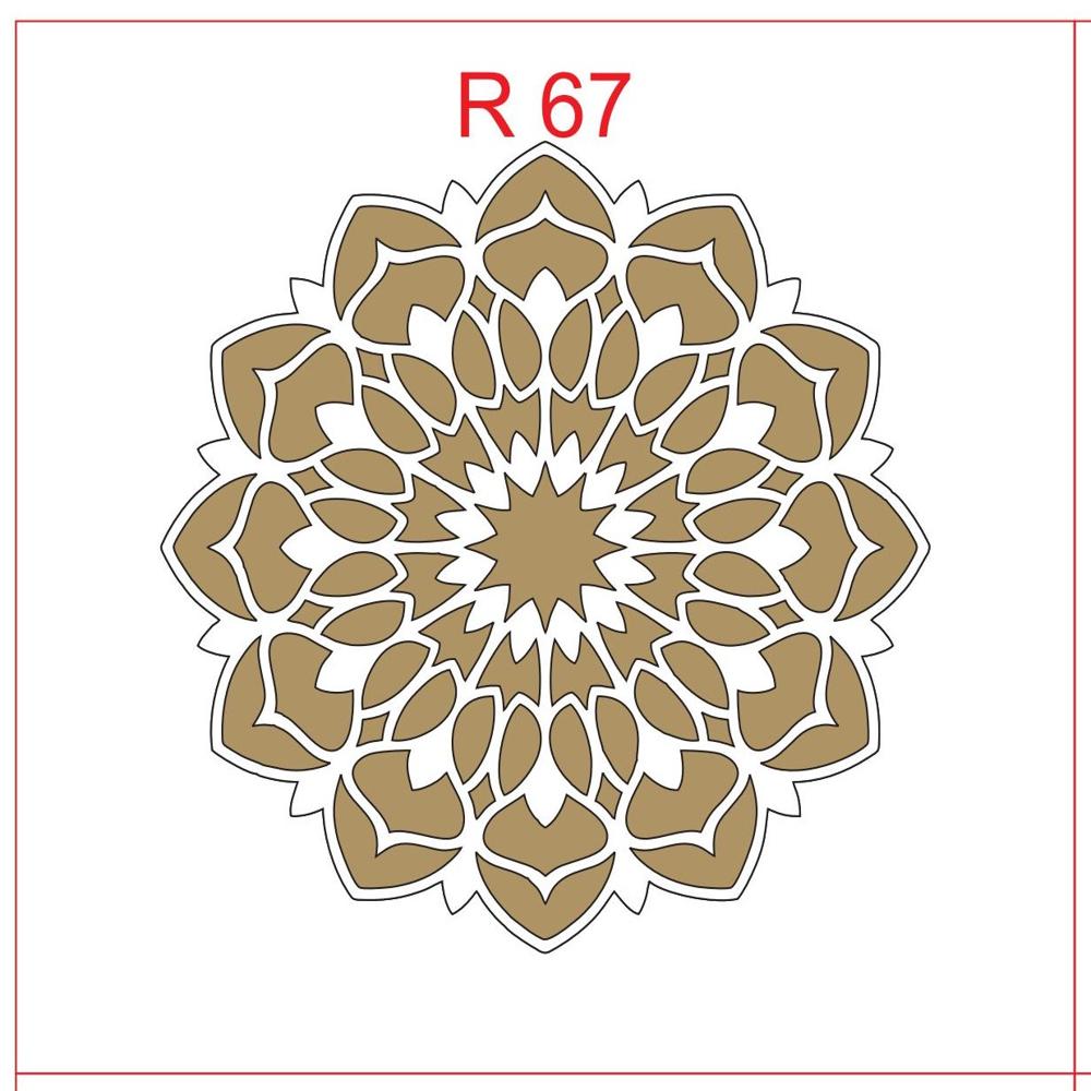 SR 1 4 Inch MDF Rangoli