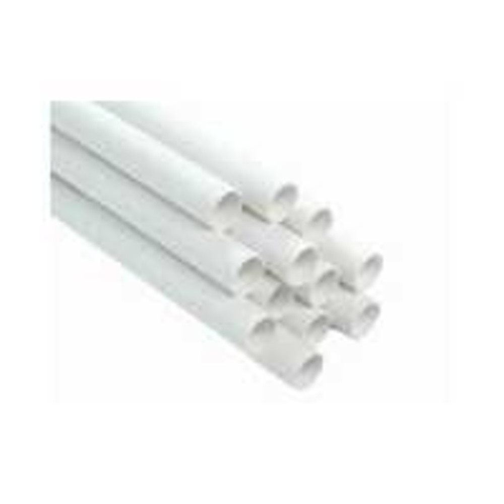 25Mm White Light Duty Conduit Pipes - Bend Radius: Minimum 150 Mm