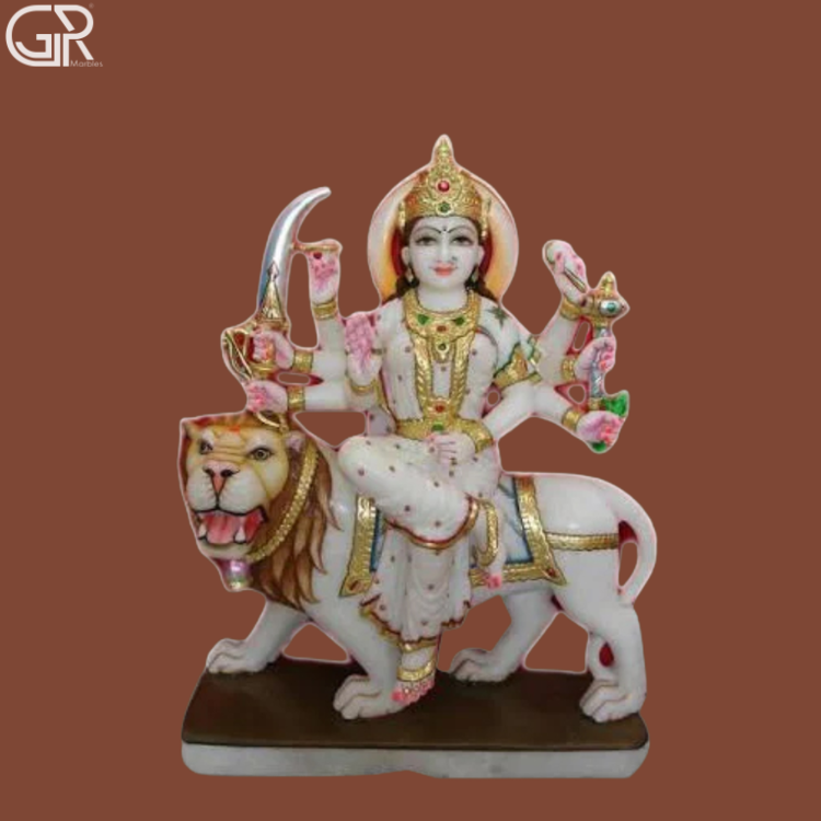 Marble Durga Maa Statues