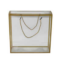 TRANSPARENT PVC HAMPER BOX WITH ROPE HANDLE  (PVC-HB06)