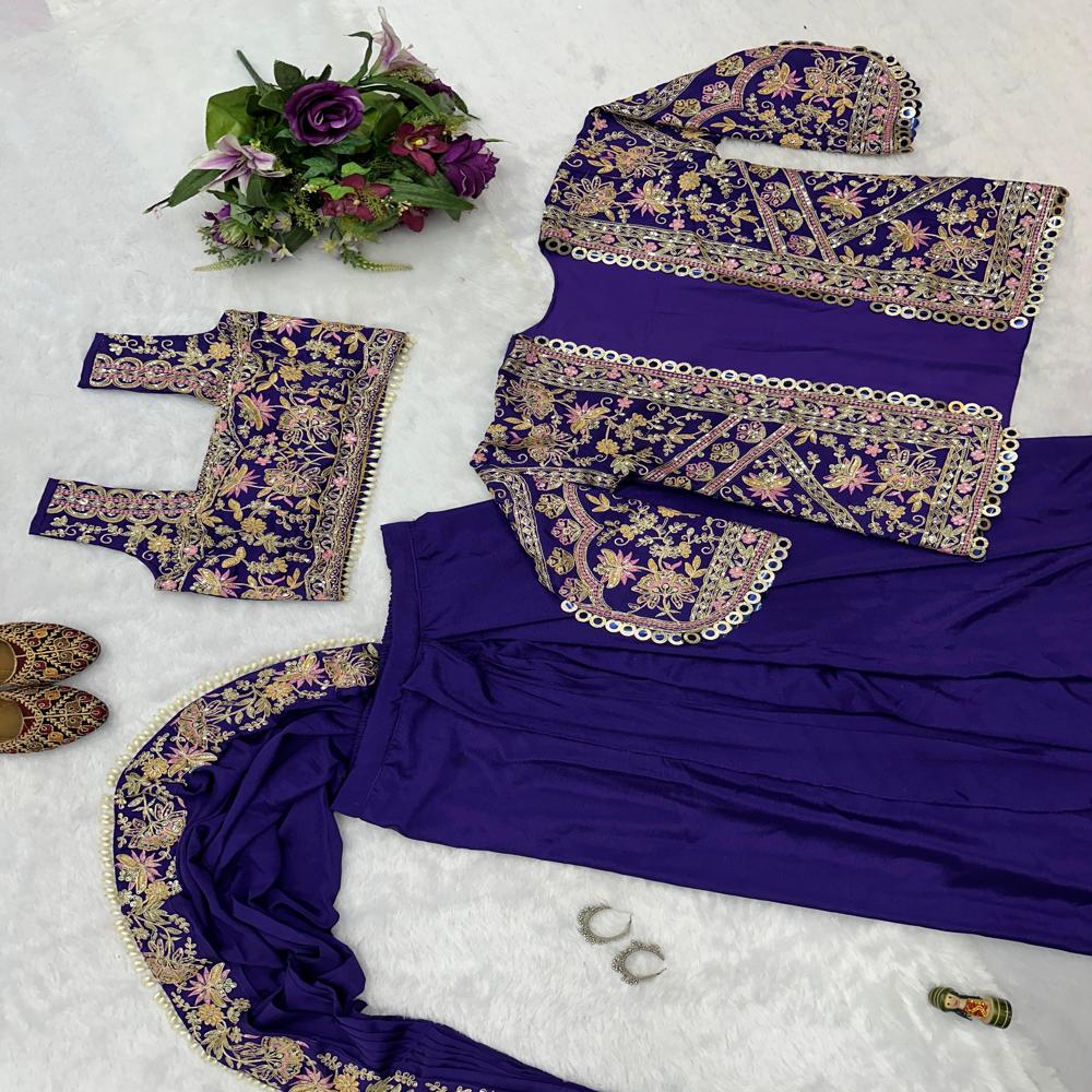 Indo Western Drape Saree