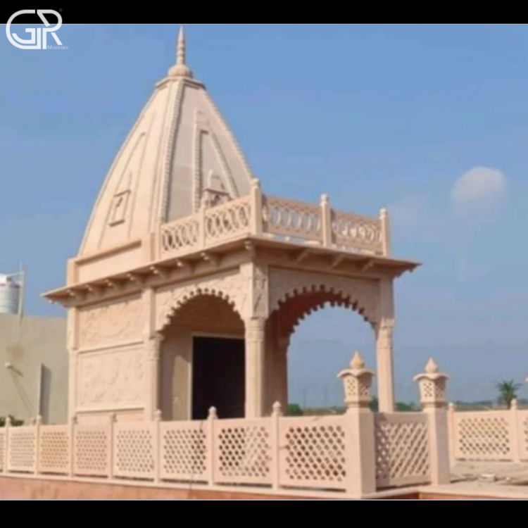 Outdoor Sandstone Temple