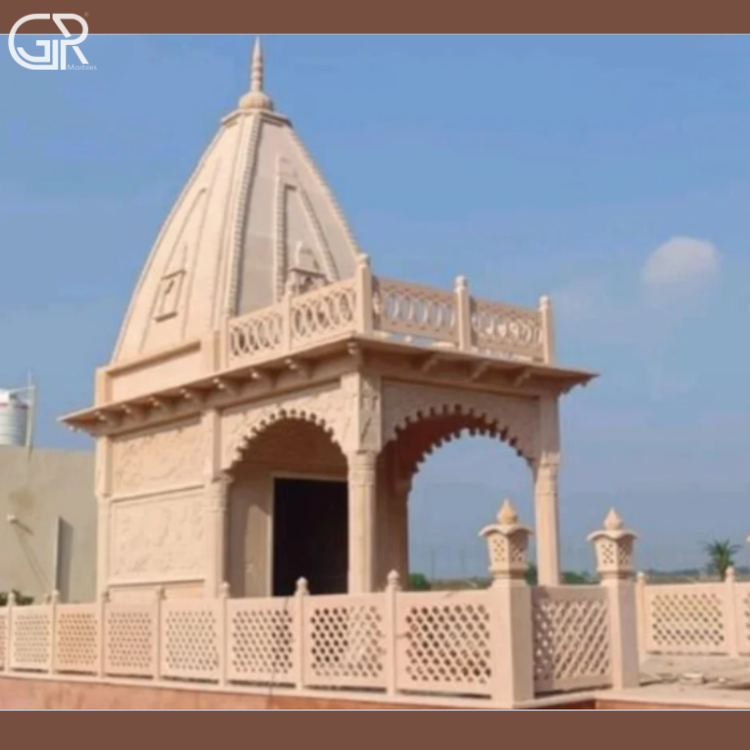 Outdoor Sandstone Temple