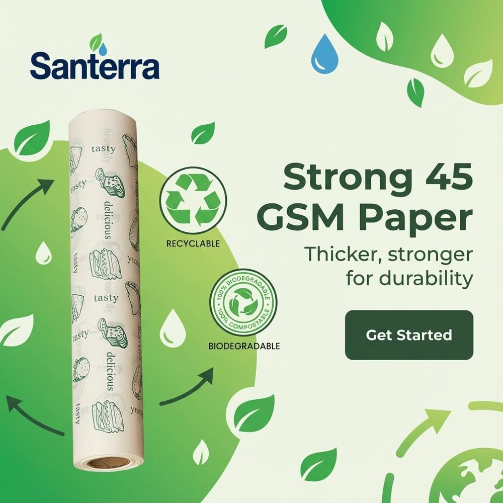 Butter Paper - Color: White