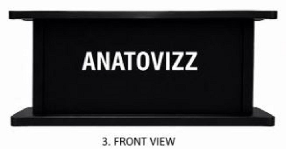 Virtual Dissection Table Anatovizz-2 - Color: Black