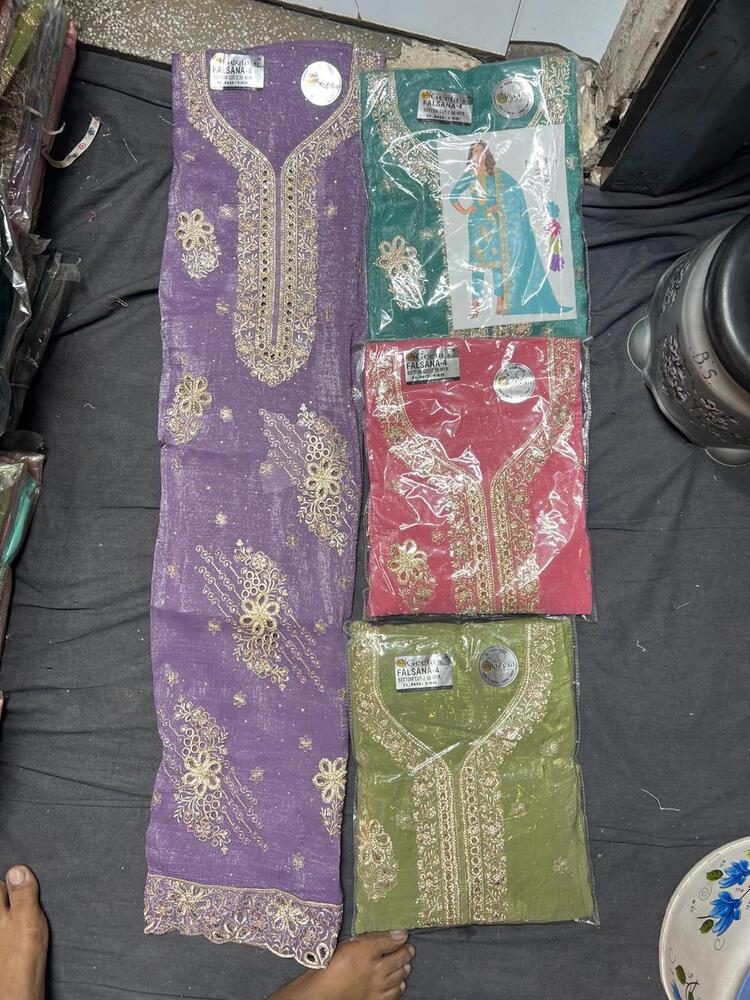 Embroidered Unstitched Kurti