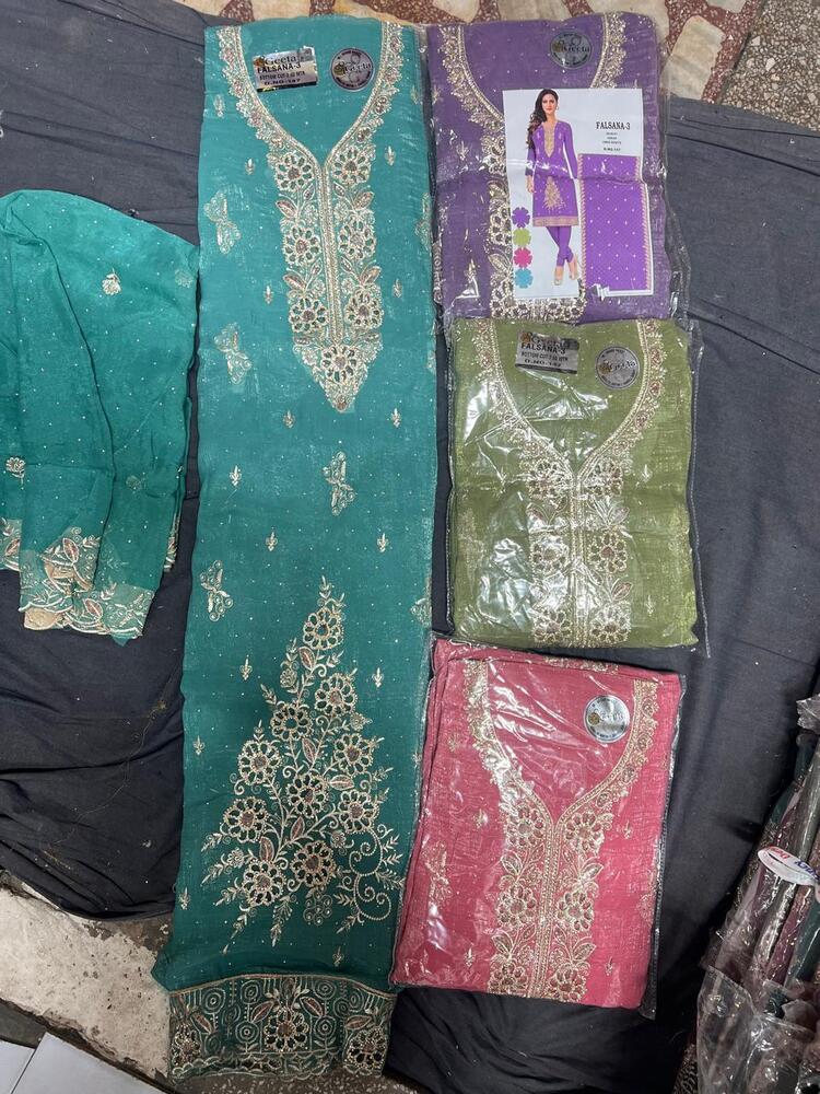 Embroidered Unstitched Kurti