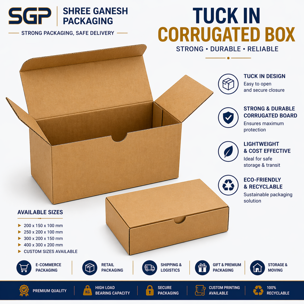 Tuck In Corrugated Box
