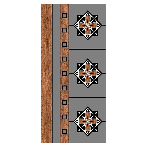 07 High Gloss Effect WPC Digital Design Door