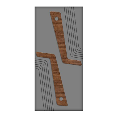 11 Premium Metallic Finish WPC Digital Design Door
