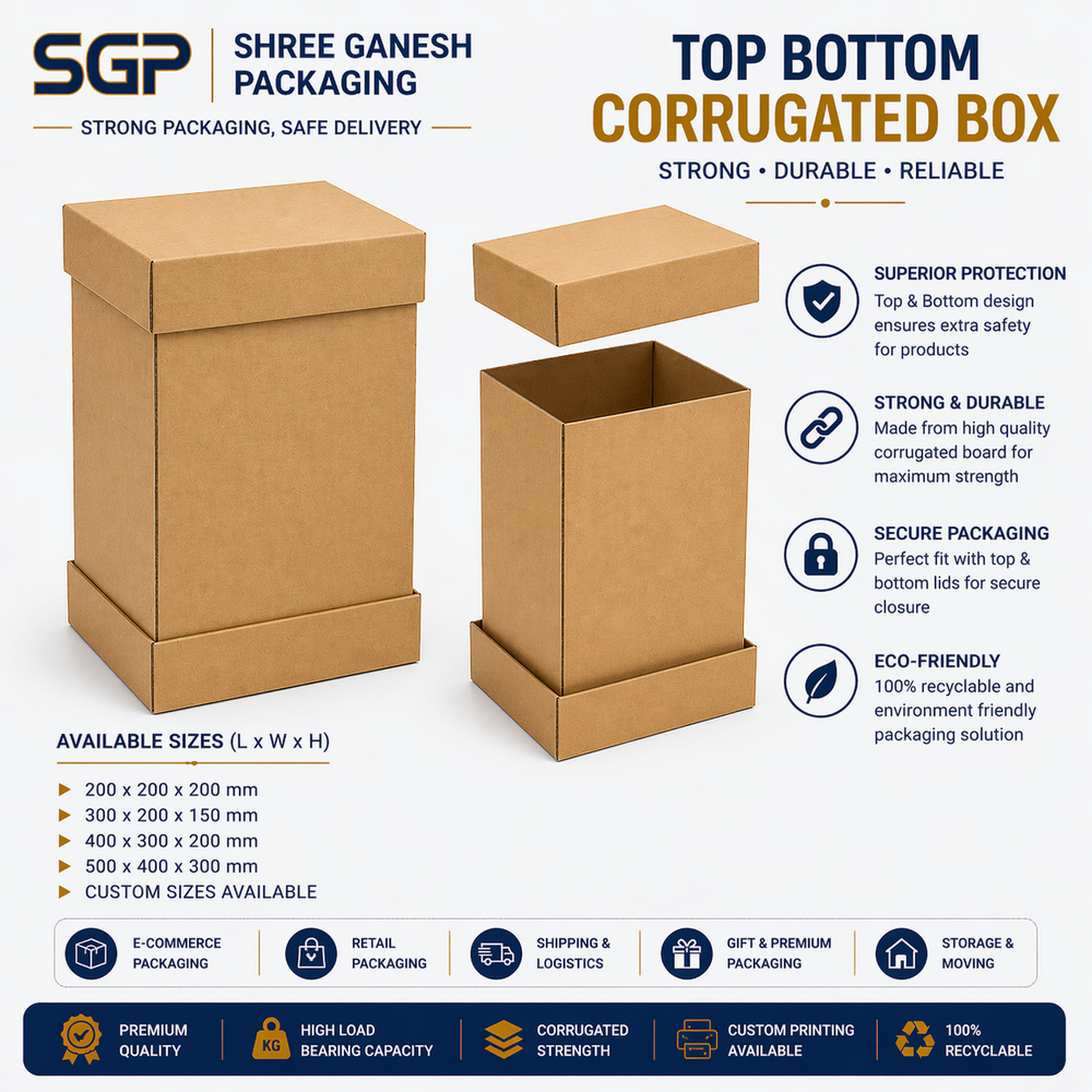 Top Bottom Corrugated Box
