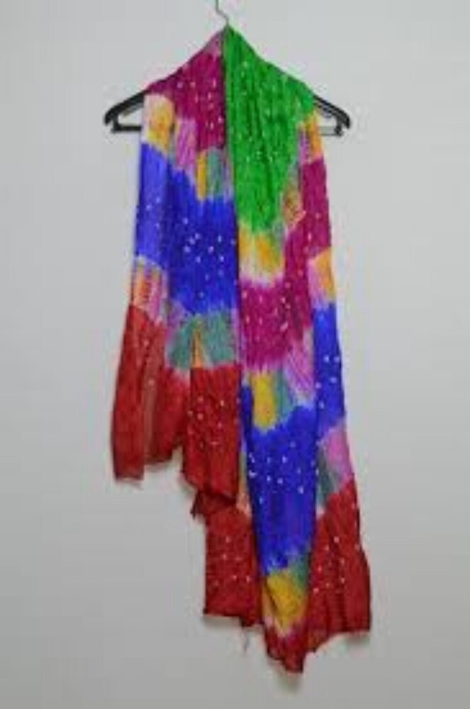 Multi Silk Bandhani Dupatta