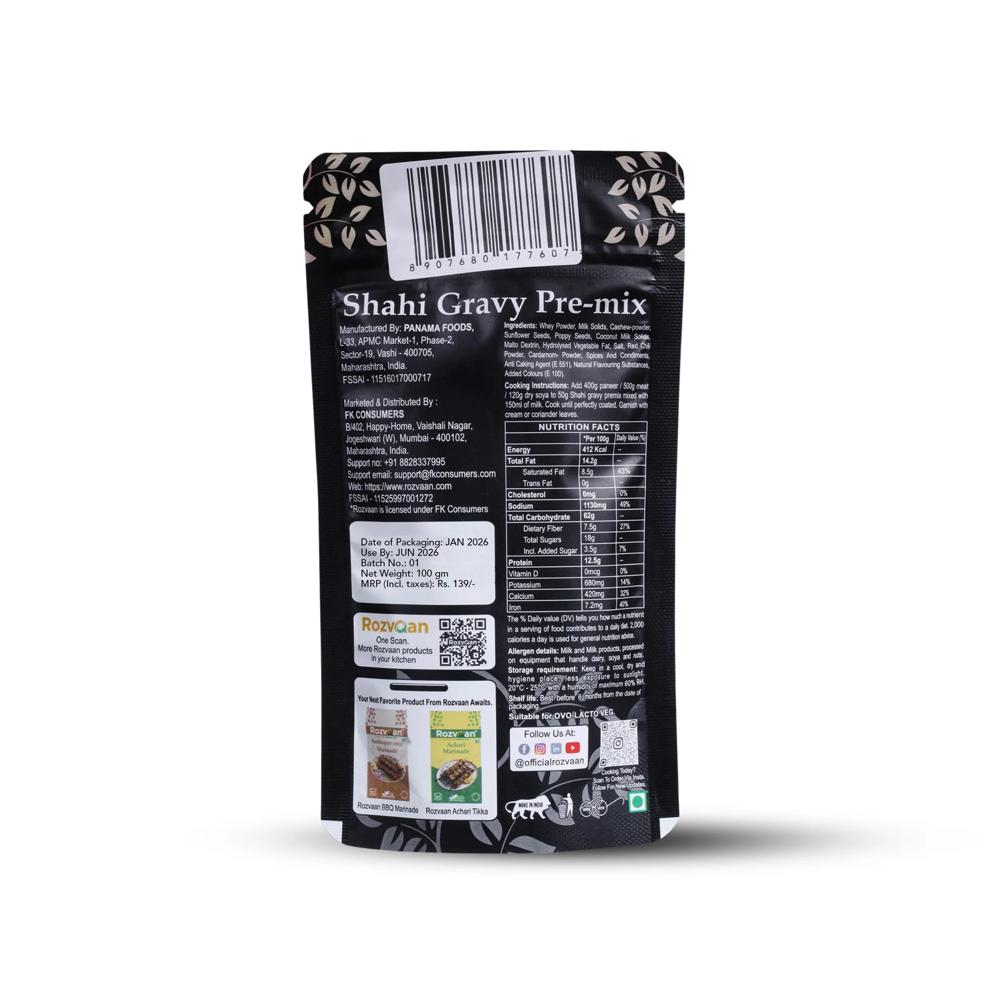 Rozvaan Shahi Gravy