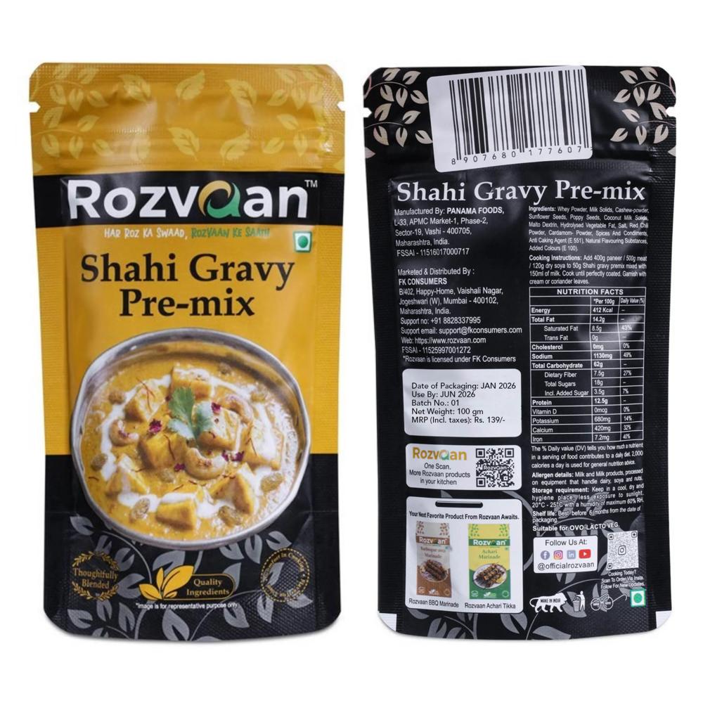 Rozvaan Shahi Gravy