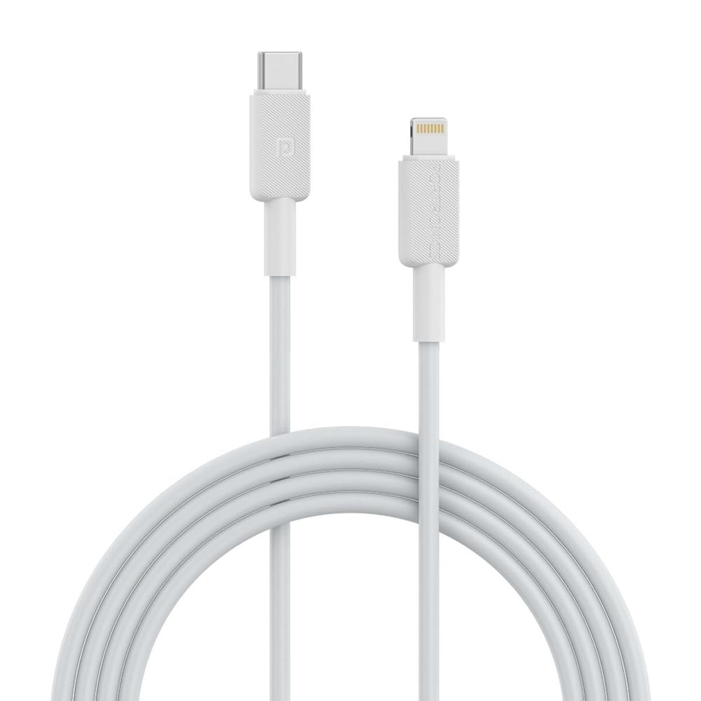 Portronics Konnect Link CL 27 W Type C to 8PIN Cable, 480Mbps Data Sync, Compatible with All Lightning Devices 1M Length