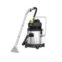 20sc Vacuum Cleaner - Stainless Steel 38x38x54cm Silver & Black, 1200w Copper Motor, Hepa Filter, 20l Capacity, Wet & Dry Cleaning