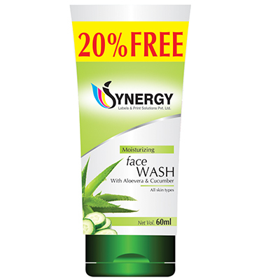 Moisturizing Face Wash Label
