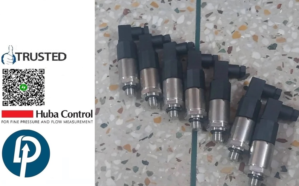 Huba Control >>Pressure Transmitter Model>> 520.930S022401 RANGE: 0-10 BAR Output 0 To 10 VDC  Relative Pressure Transmitter
