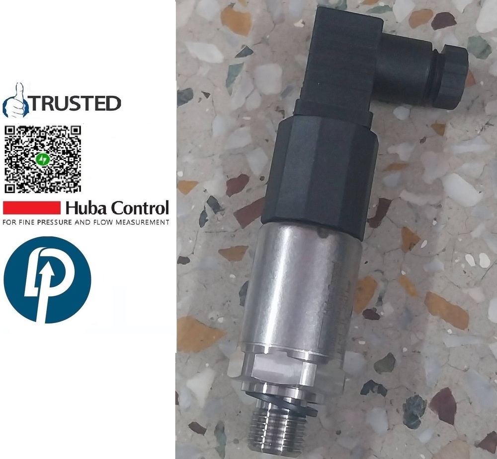 Huba Control >>Pressure Transmitter Model>> 520.930S022401 RANGE: 0-10 BAR Output 0 To 10 VDC  Relative Pressure Transmitter