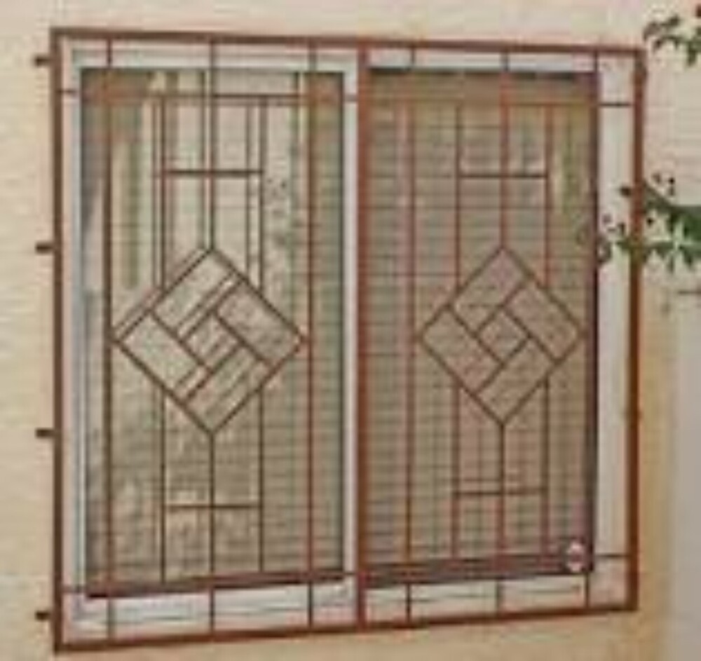 Window Iron Grills - Color: White