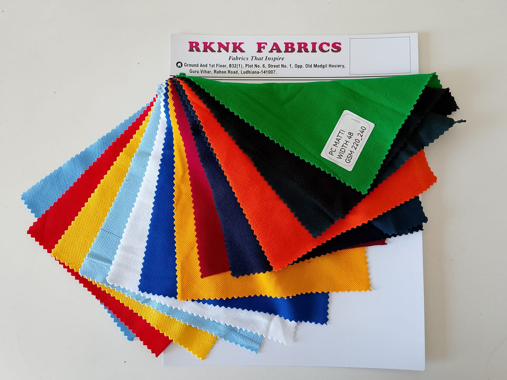 220 GSM PC Matti T-Shirt Fabrics