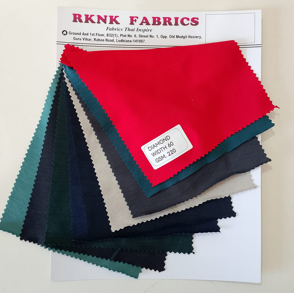 220 GSM Diamond Lycra Fabrics