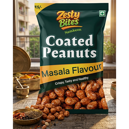 Zesty Bites Coated Peanuts Masala Flavour