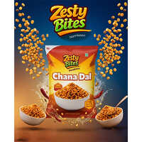 Zesty Bites Namkeen Chana Dal - Carbohydrate: 54g Per 100g
