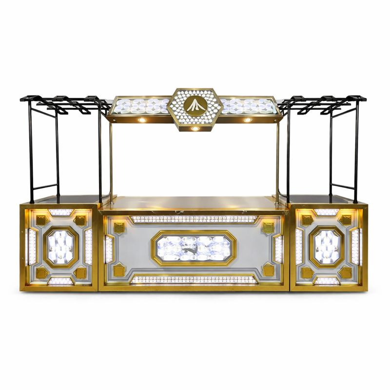 Grand Imperial Cuisine Showcase Wedding Counter - Capacity: 50 Kg