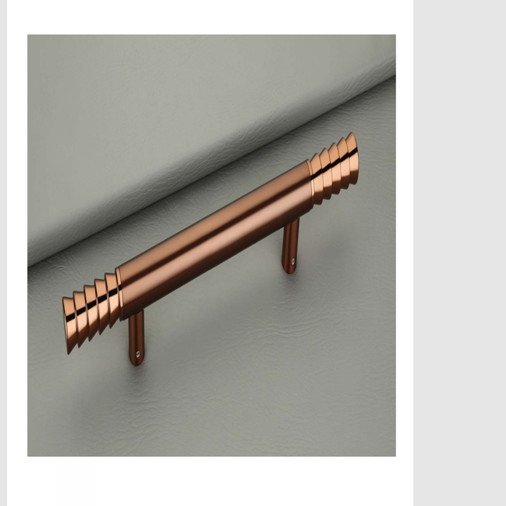 Main Door Handle - Color: Rose Gold Or Antique Copper