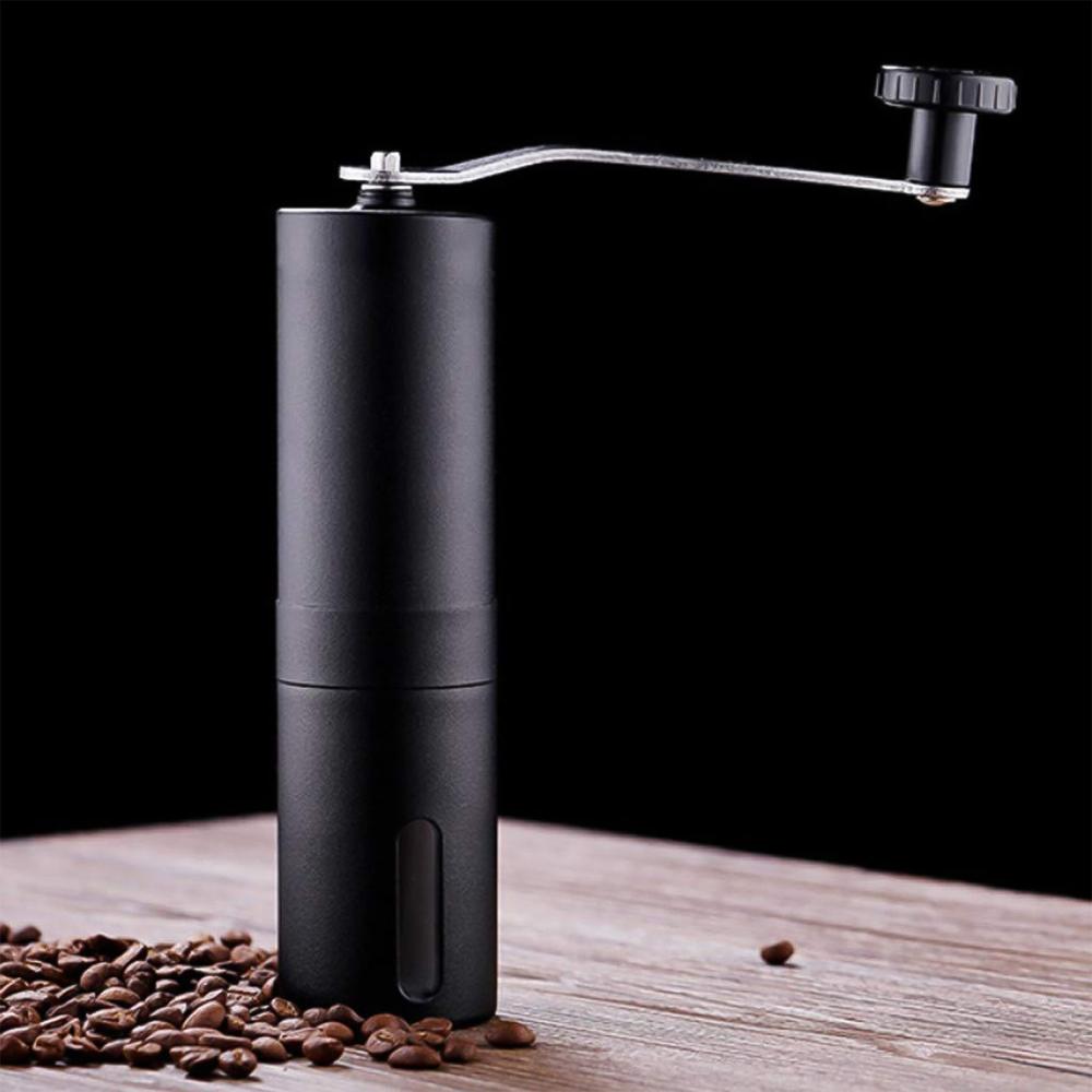Portable Stainless Steel Manual Coffee Grinder (1 Pc) - Color: Mix