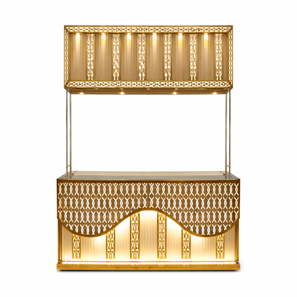 Signature Wedding Buffet Catering Counter - Capacity: 50 Kg