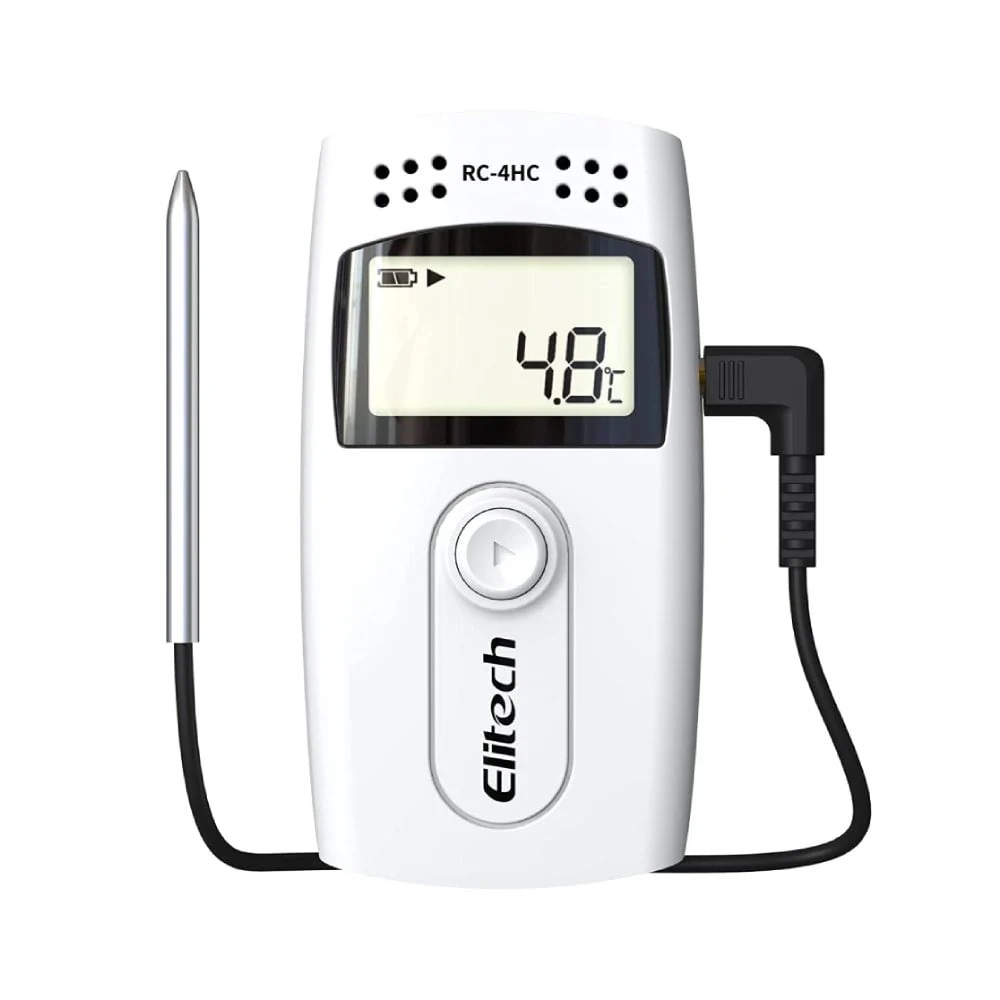 Elitech Pdf Temperature Data Logger, Rc-4