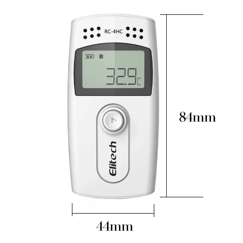 Elitech Pdf Temperature Data Logger, Rc-4
