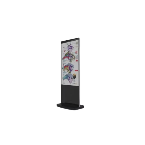 Freestanding Digital Screen Poster In Black