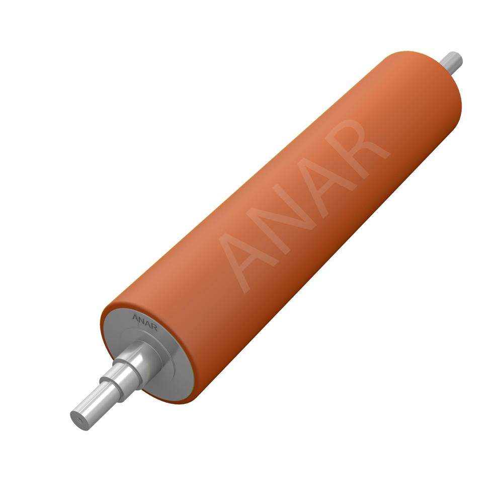 Industrial Rubber Roller - Durable Natural Rubber, 6-inch Diameter , Non-marking Surface For Optimal Performance