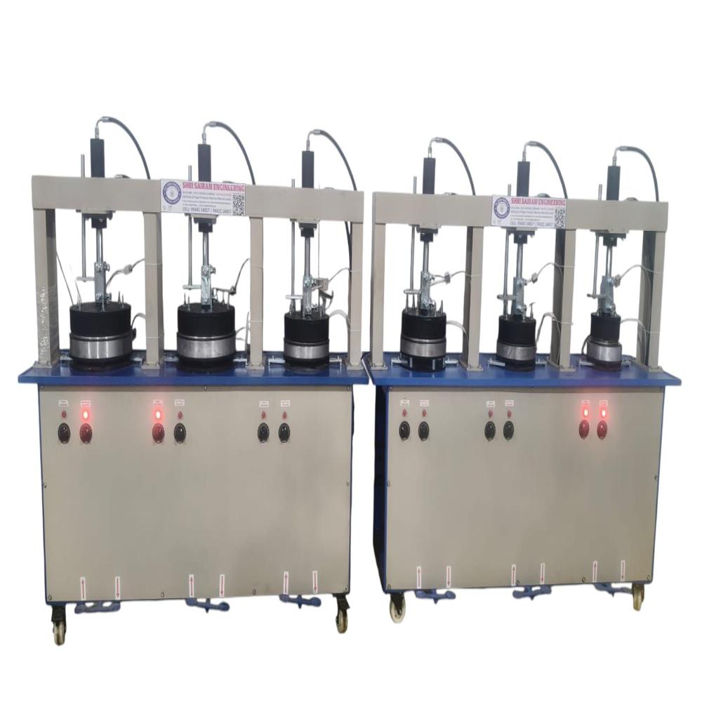 Hydraulic Areca Leaf Plate Making Machine-Six Dye