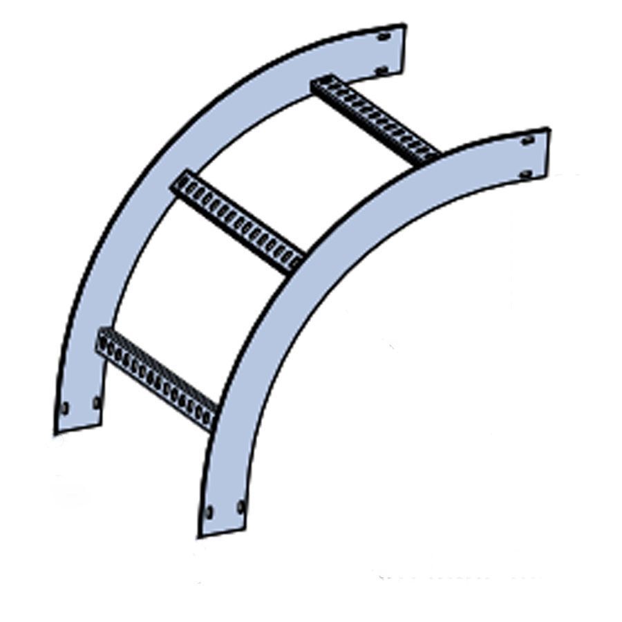 Ladder Type Vertical Cable Tray Bend - Conductor Material: Steel